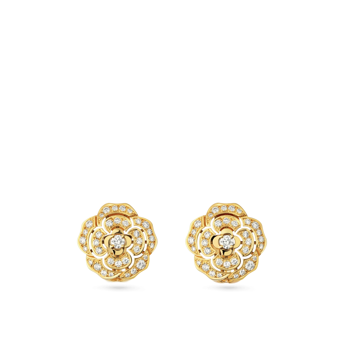 BOUTON DE CAMÉLIA  Earrings
